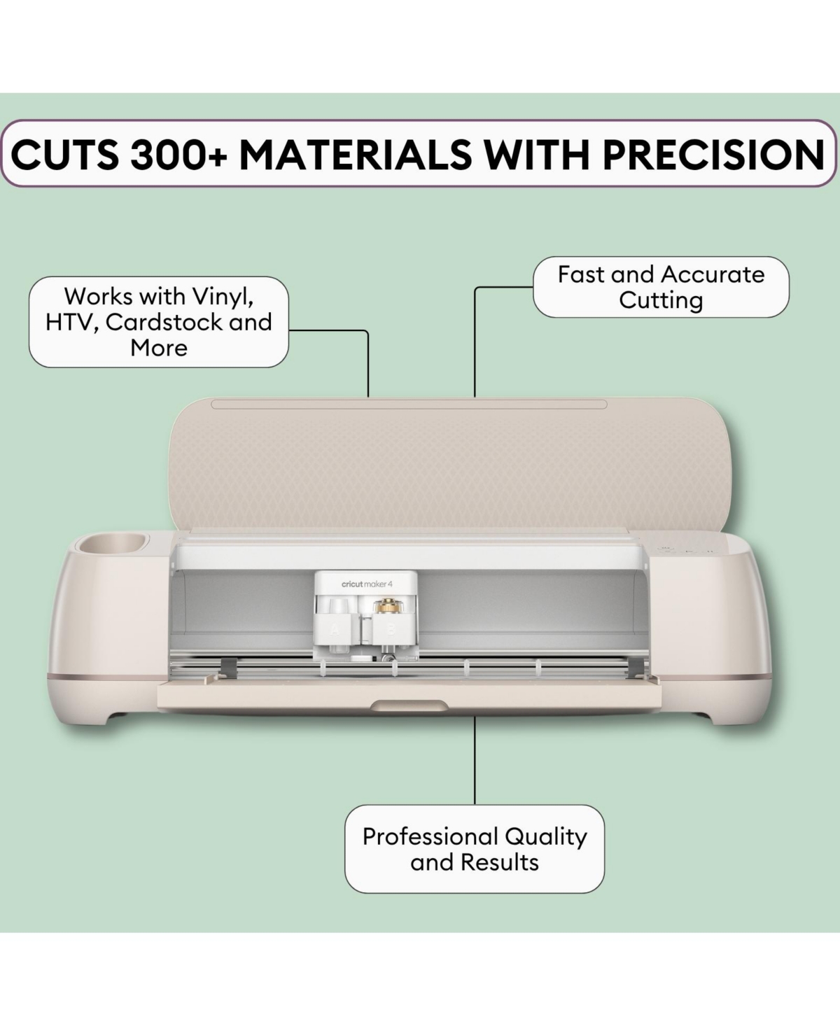 cricut Maker 4 Craft Cutting Machine with Ultimate Card Making Bundle