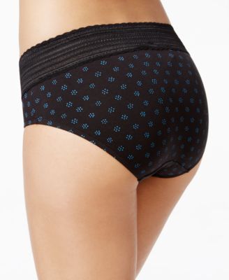Warner's No Pinches No Problems Cotton Lace Hipster Underwear RU1091P