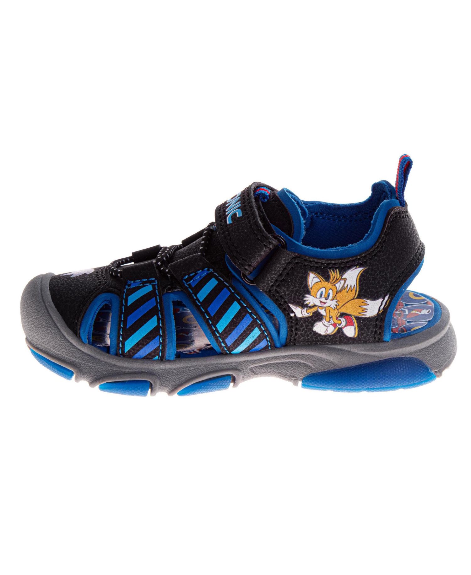 Little Boys Nickelodeon Sega Hook and Loop Sport Sandals with Tails