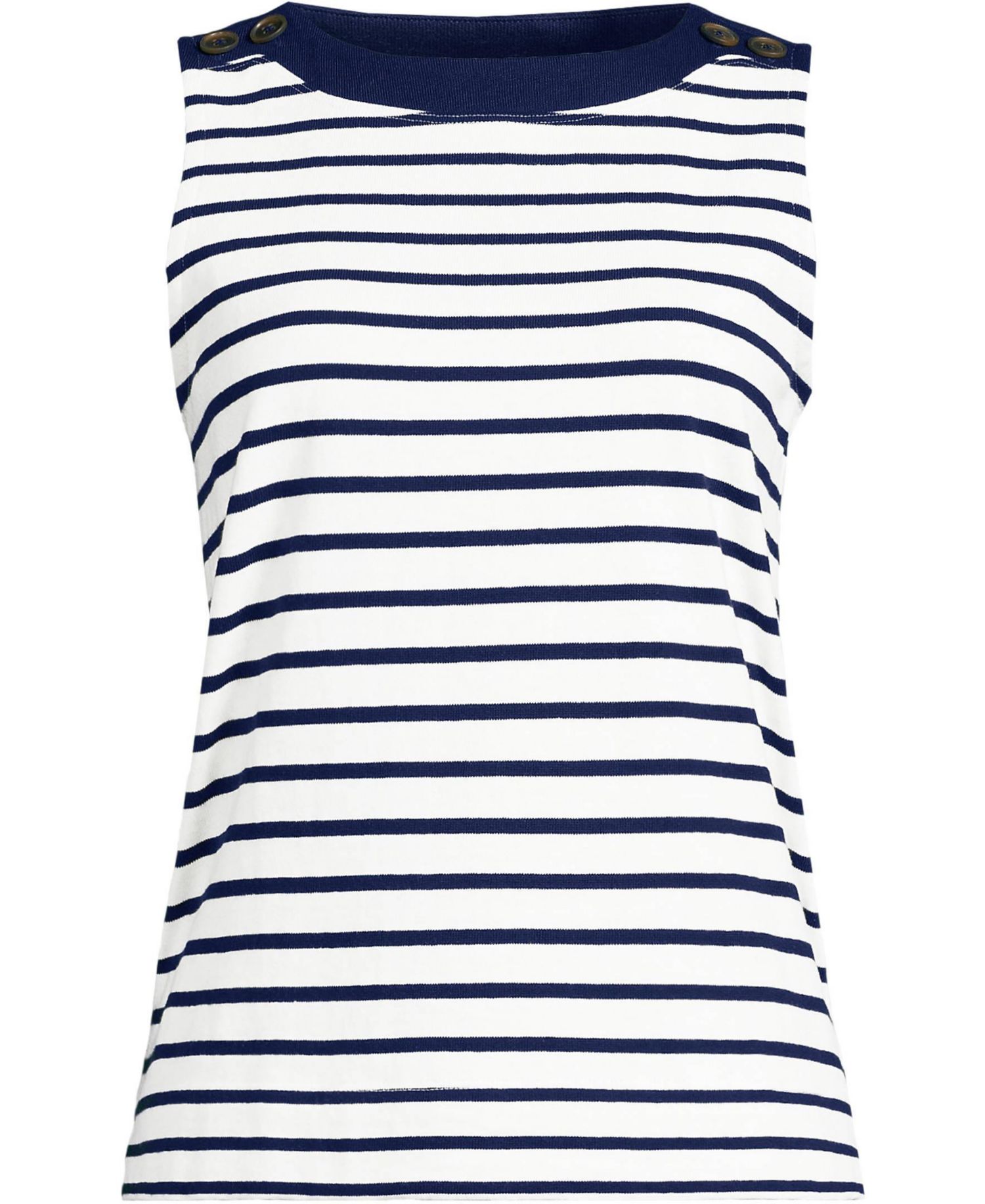 Women's Mariner Button Shoulder Tank