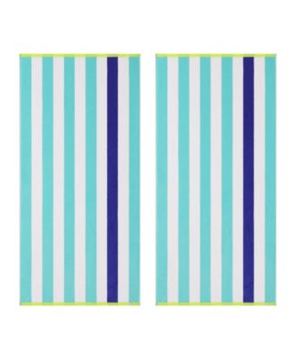 Beachside Yarn Dyed 2-Piece Beach Towel Set