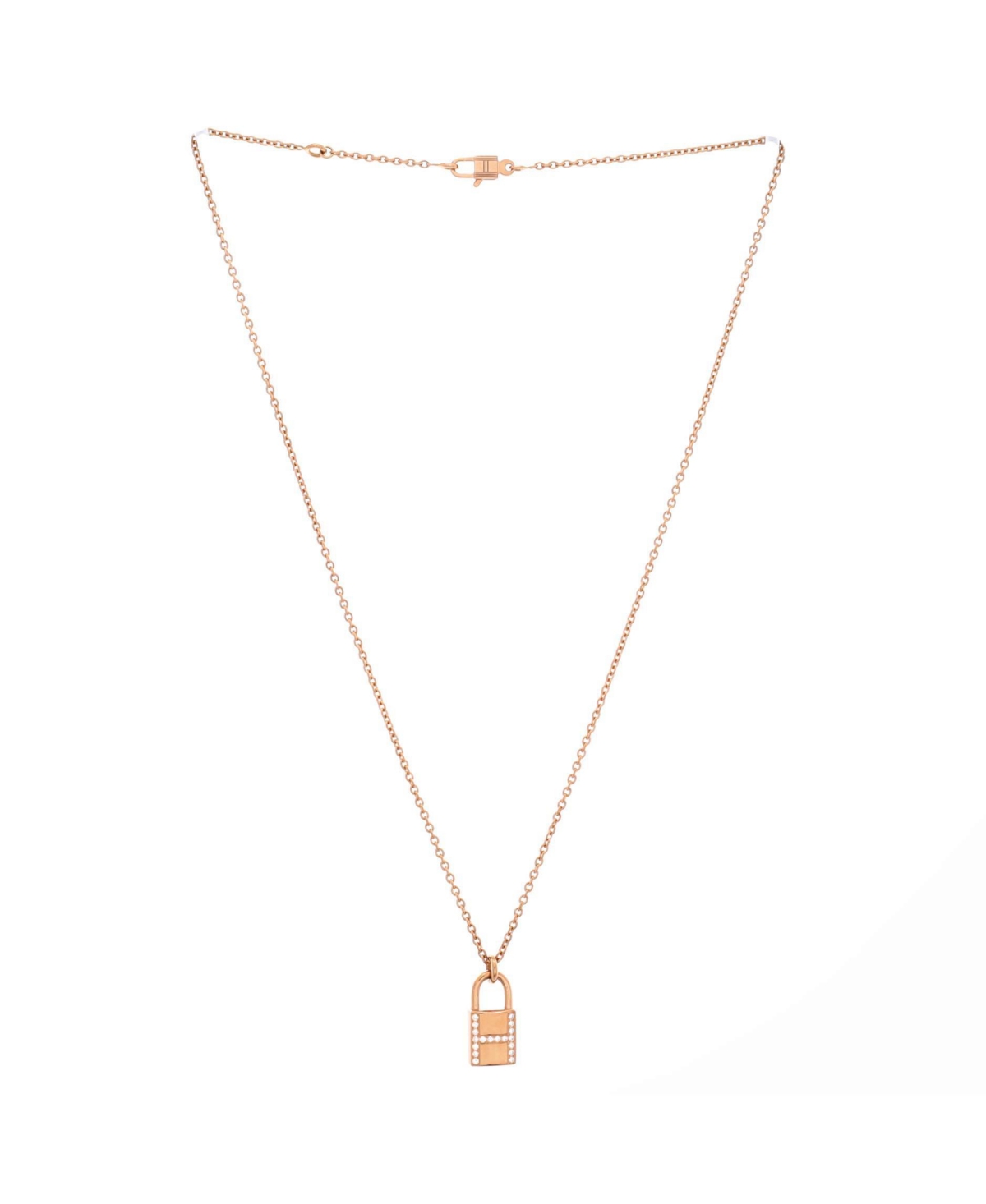 Pre-Owned HERMES Amulettes Cadenas Pendant Necklace