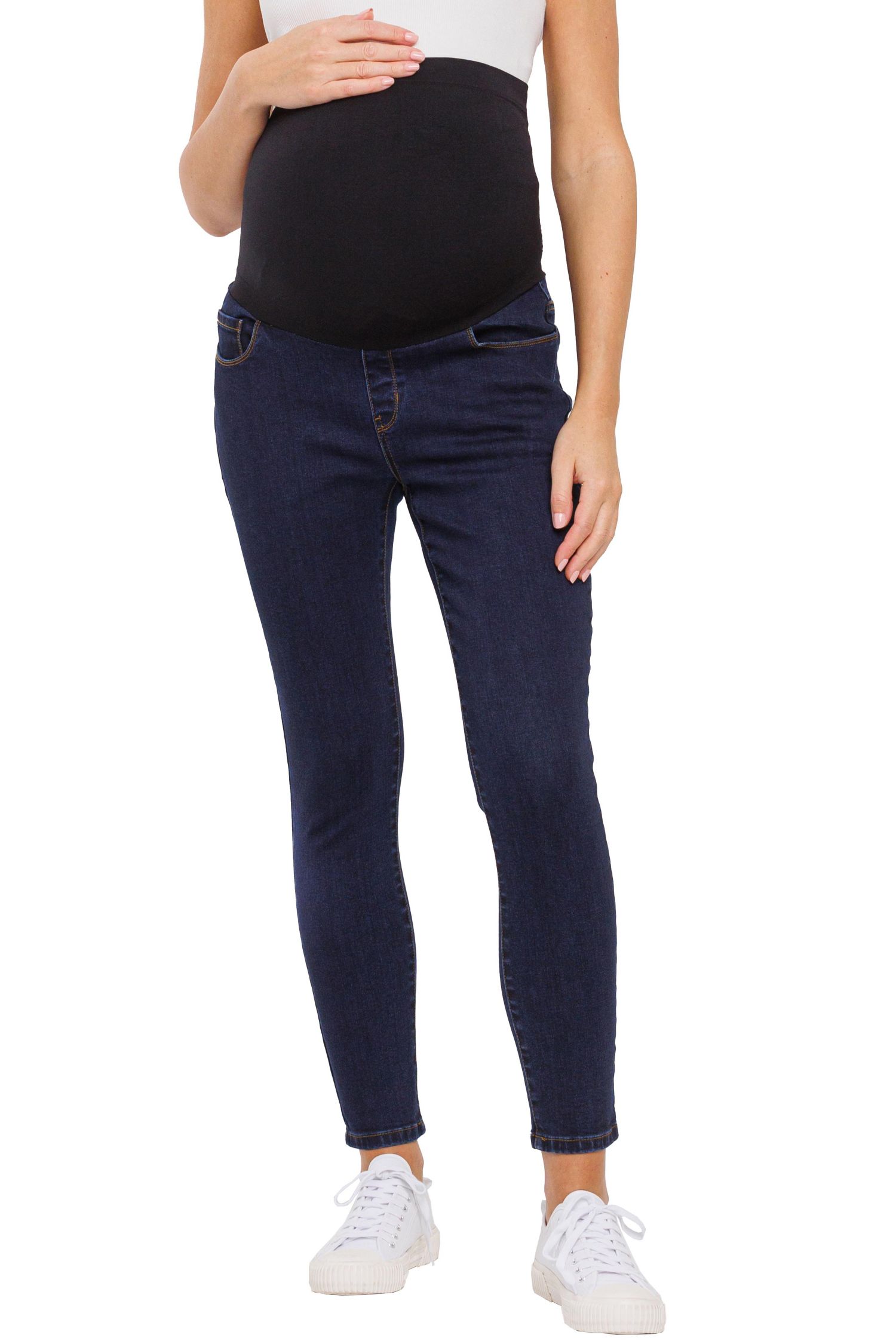 Over the Belly Maternity Skinny Jeans with Pockets