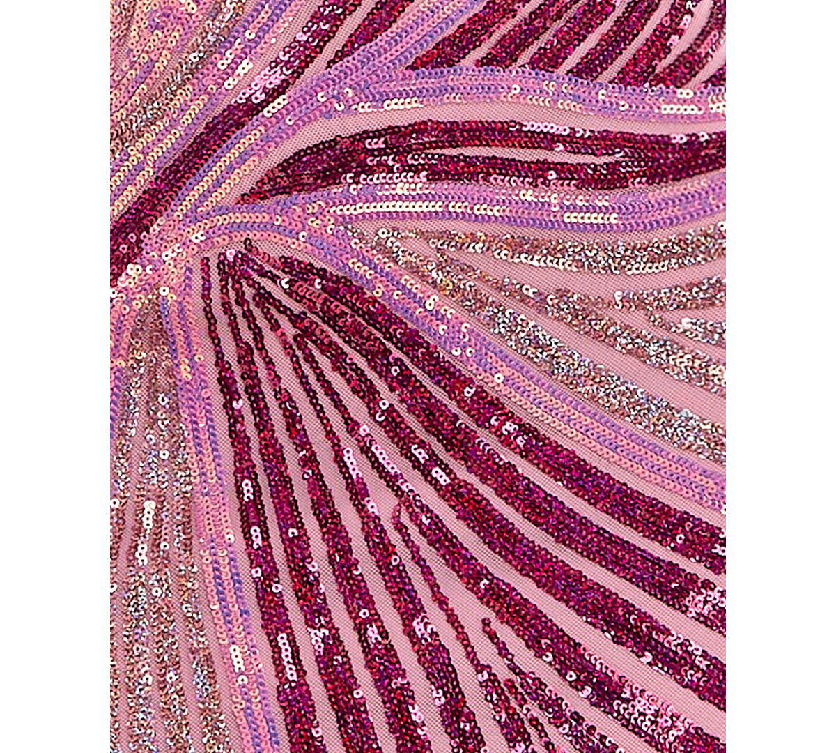 SENI & CADE Juniors' Swirl Sequin Strapless Mini Dress view 6 — MAYCSS fashion products
