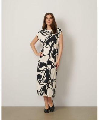Cable & Gauge Women's Pleat Detail Maxi Dress - Macy's