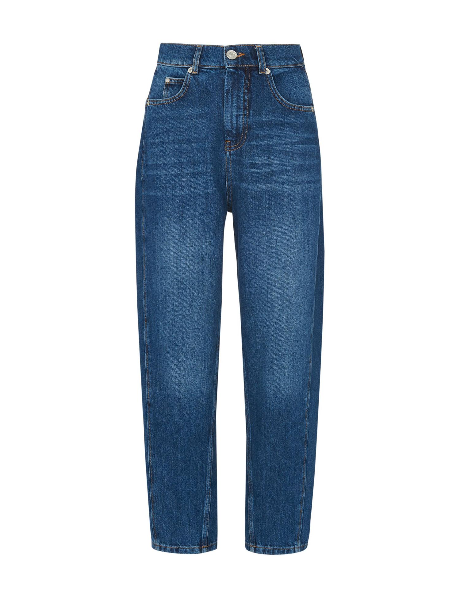 Women's High Waist Barrel Leg Jean