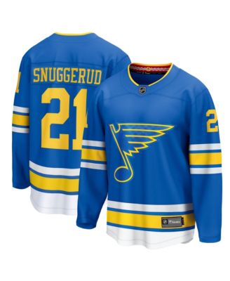 Men's Jimmy Snuggerud Blue St. Louis Blues Home Breakaway Jersey