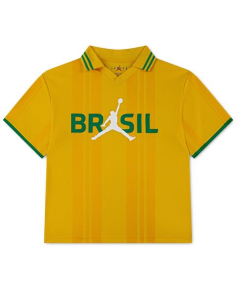 Детское поло Jordan Yellow Brazil National Team Polo shirt