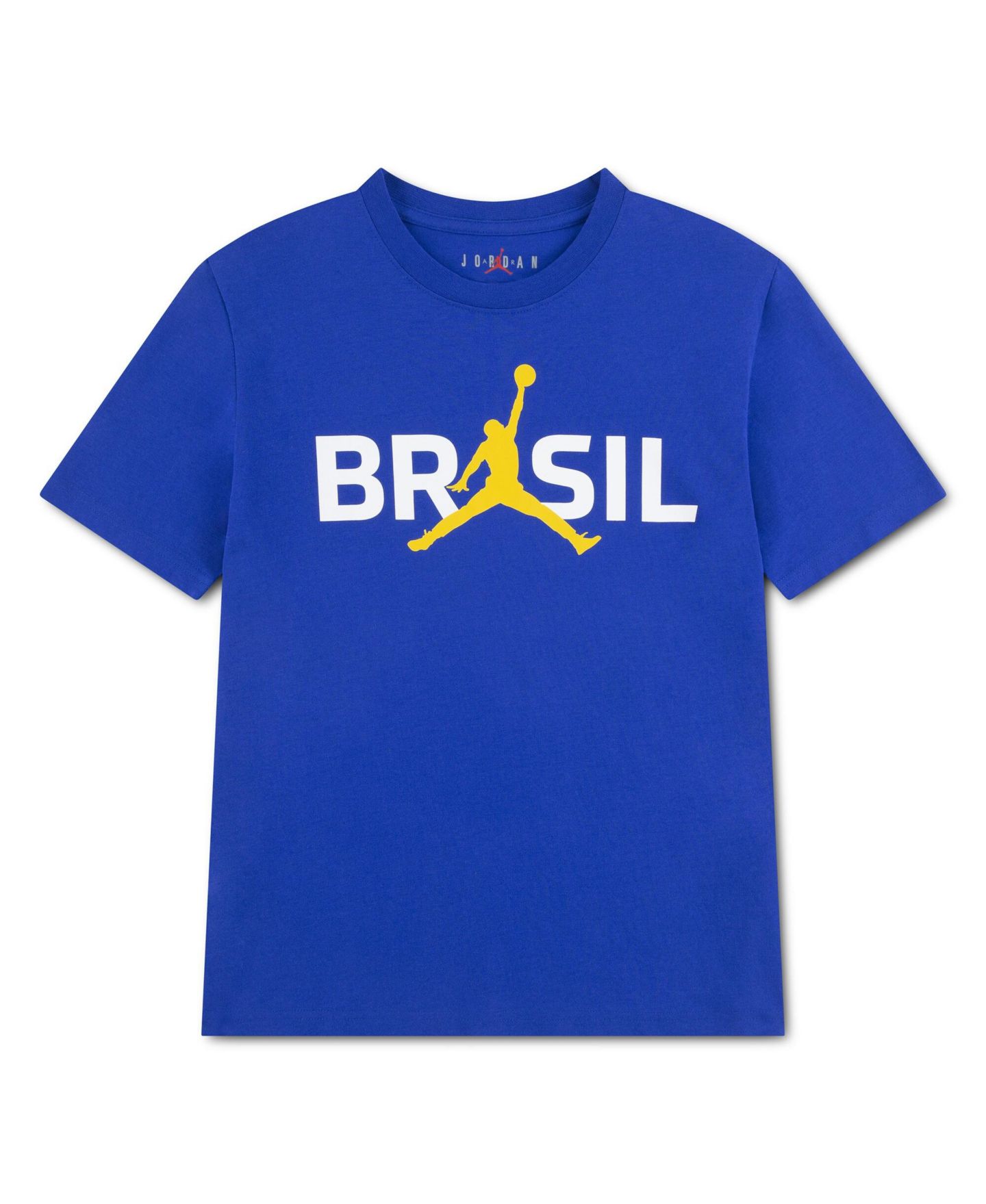 Детская футболка Jordan Royal Brazil National Team 5-Star Logo — фото 4