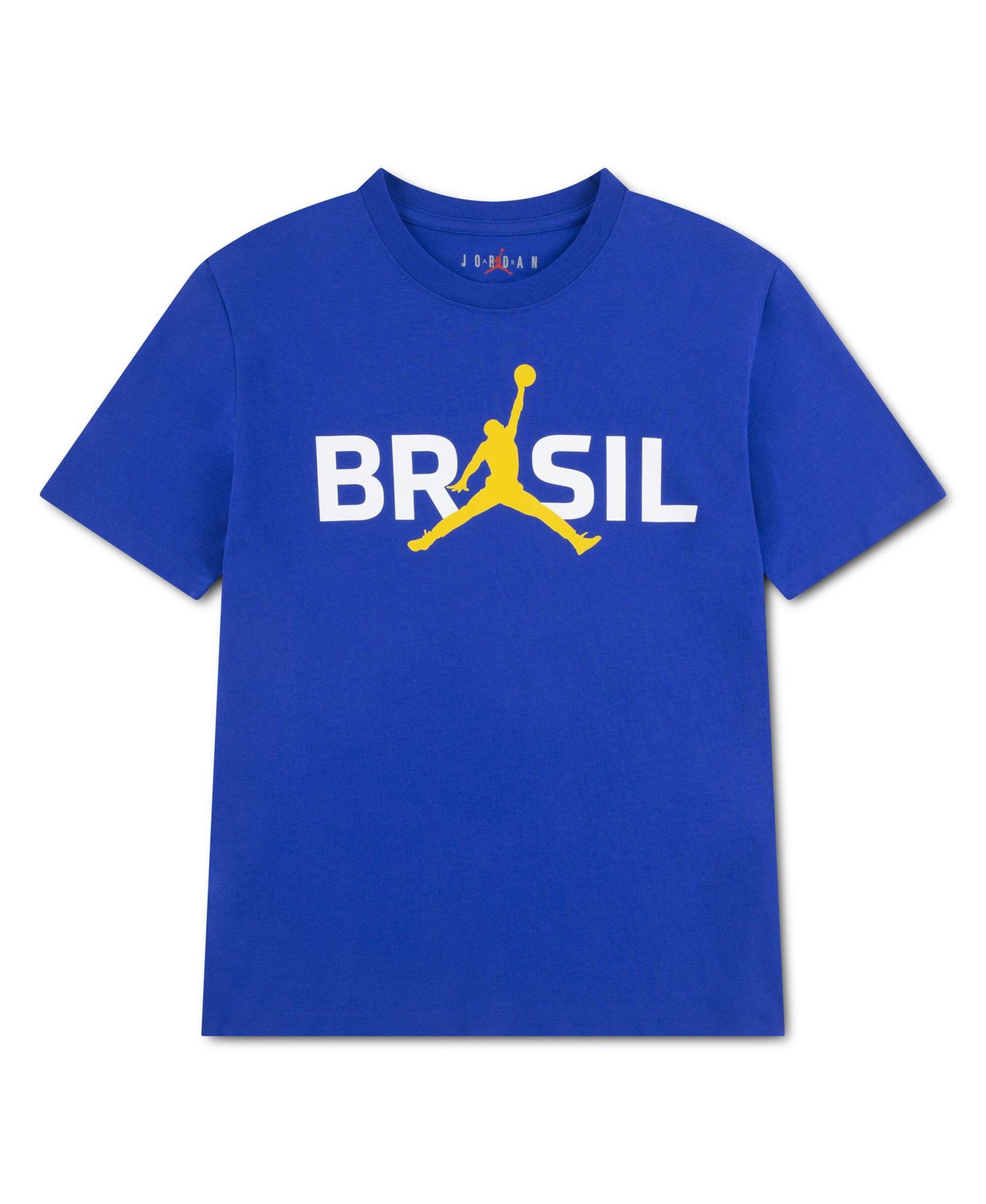Big Boys and Girls Royal Brazil National Team 5-Star Logo T-Shirt