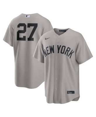 Men's Giancarlo Stanton Gray New York Yankees Road Replica Jersey