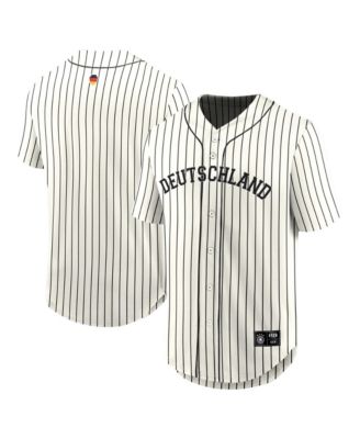 Men's Cream Germany National Team Oversized Baseball Jersey
