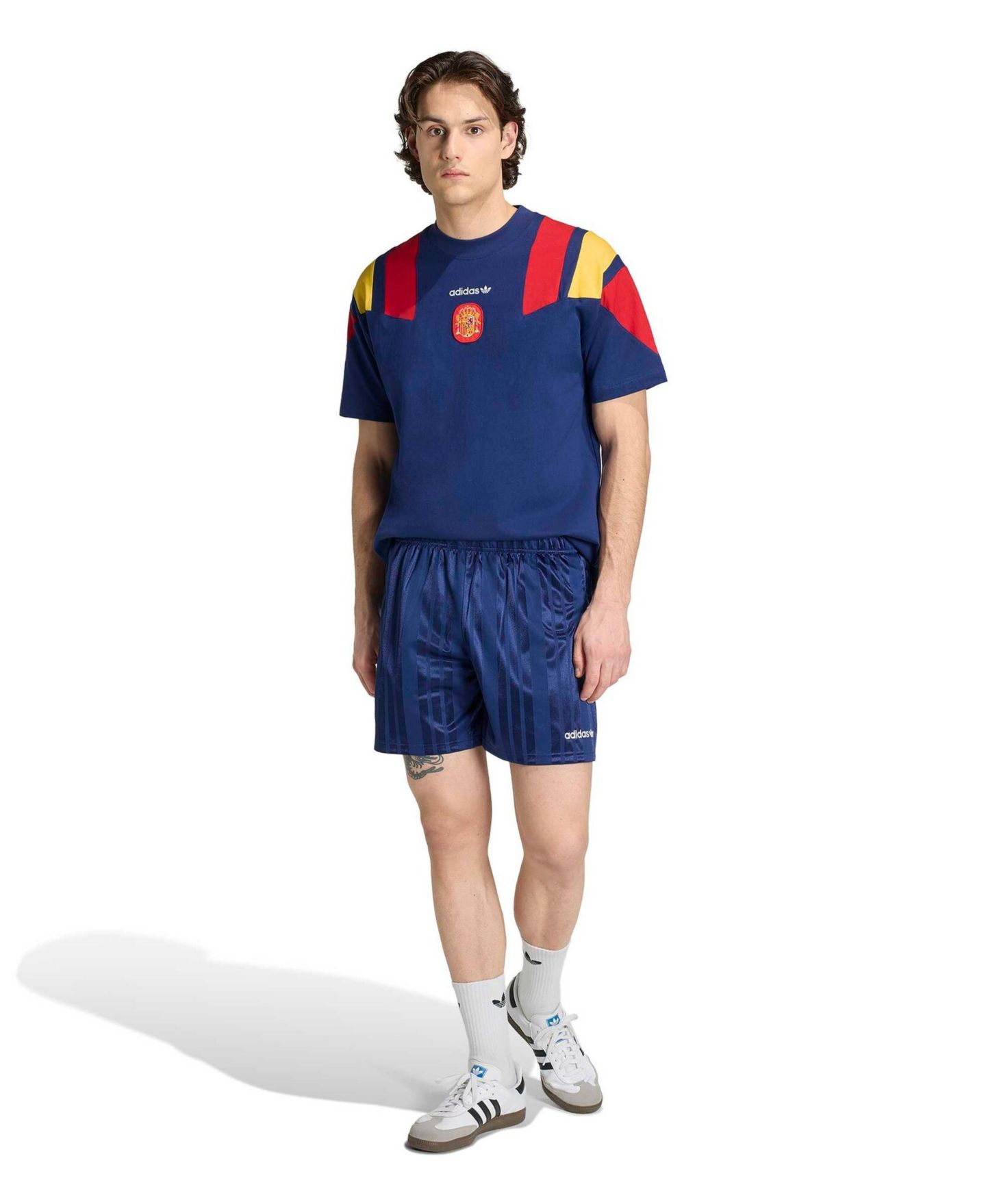Мужские шорты adidas Navy Spain National Team EQT — фото 3