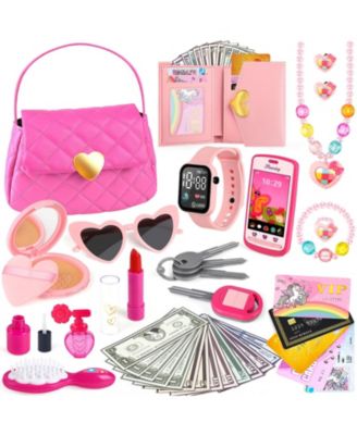 Play Purse Wallet Phone Makeups Girl Gifts 3-6 Year Old