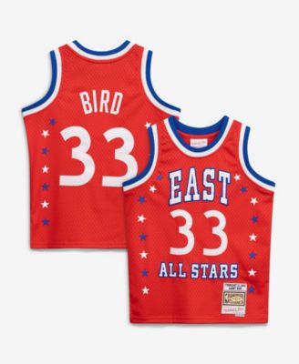 Big Boys and Girls Larry Bird Red 1983 NBA All-Star Game Hardwood Classics Swingman Jersey