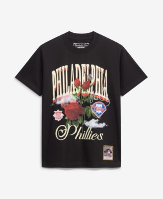 Men's Black Philadelphia Phillies Cooperstown Floral T-Shirt