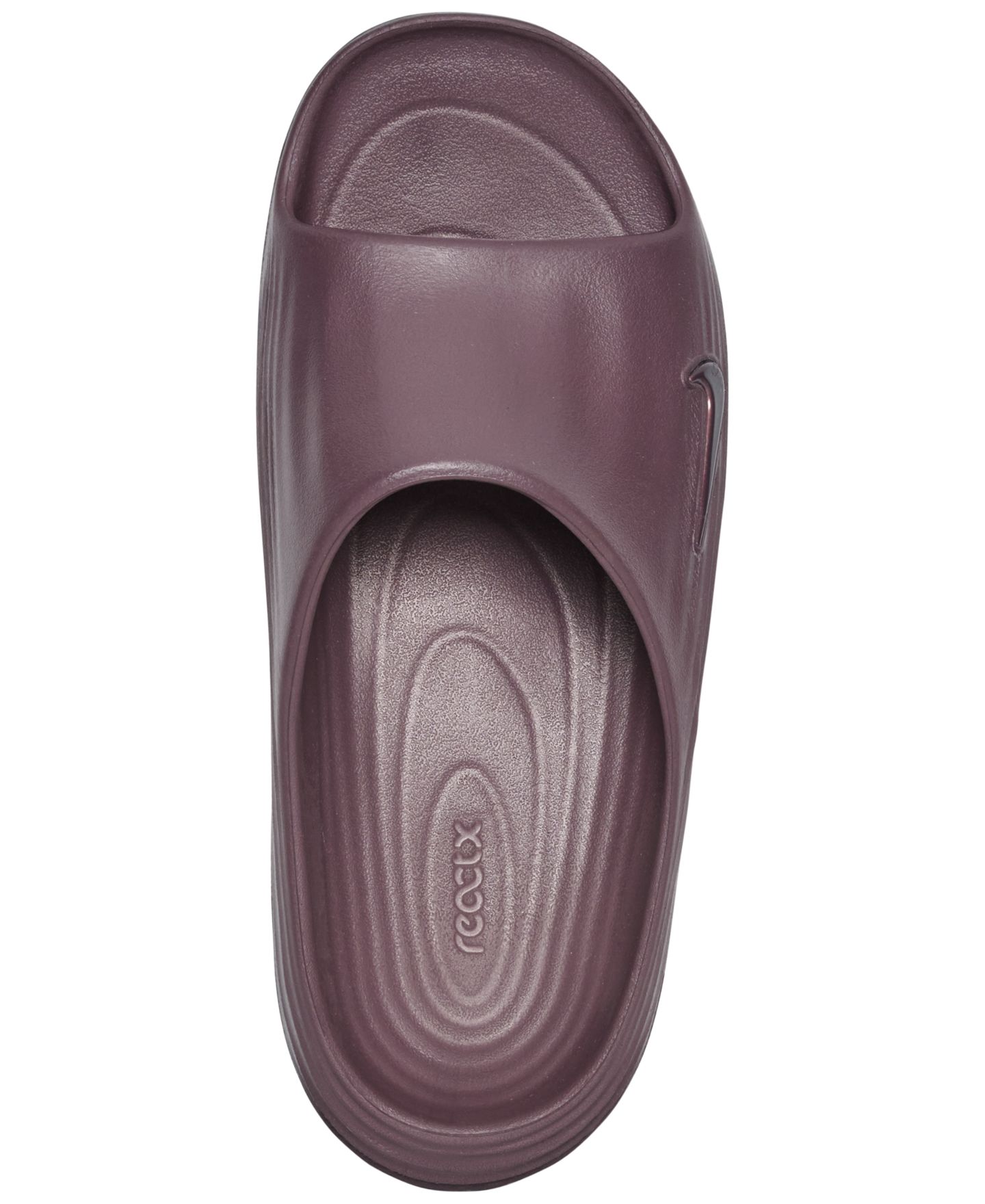 Женские сандалии Nike ReactX Rejuven8 Recovery Slide, цвет: Бордовый пепельный — фото 5