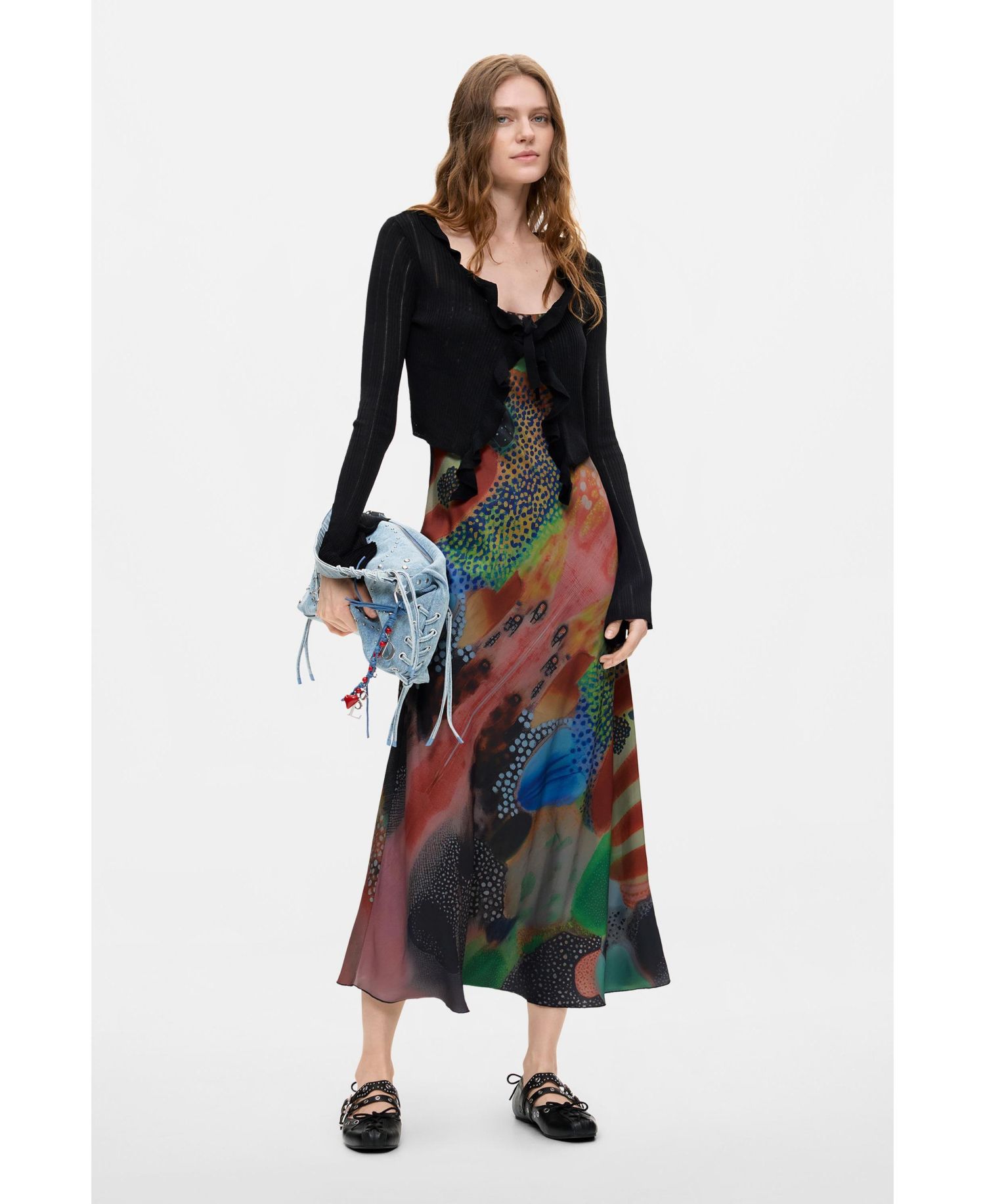 Women's Printed 2-in-1 dress