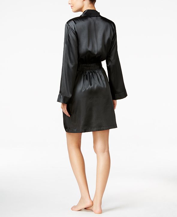 Thalia Sodi Satin Short Wrap Robe, Created for Macy's & Reviews Bras