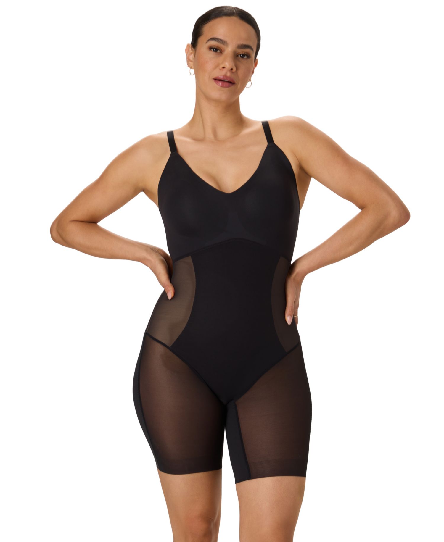 Women's Sculpting Mid-Thigh Bodysuit DMS900