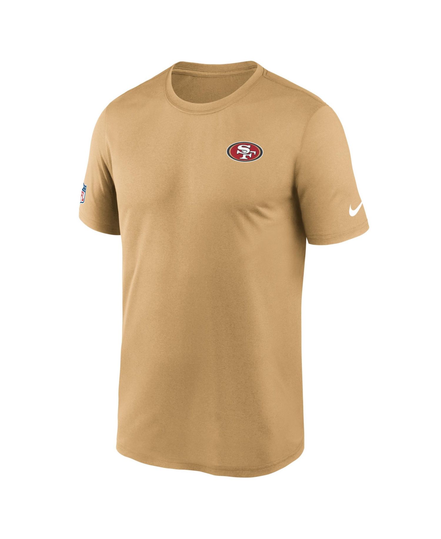Men's Gold San Francisco 49ers Sideline Legend Small Logo Dri-FIT T-Shirt