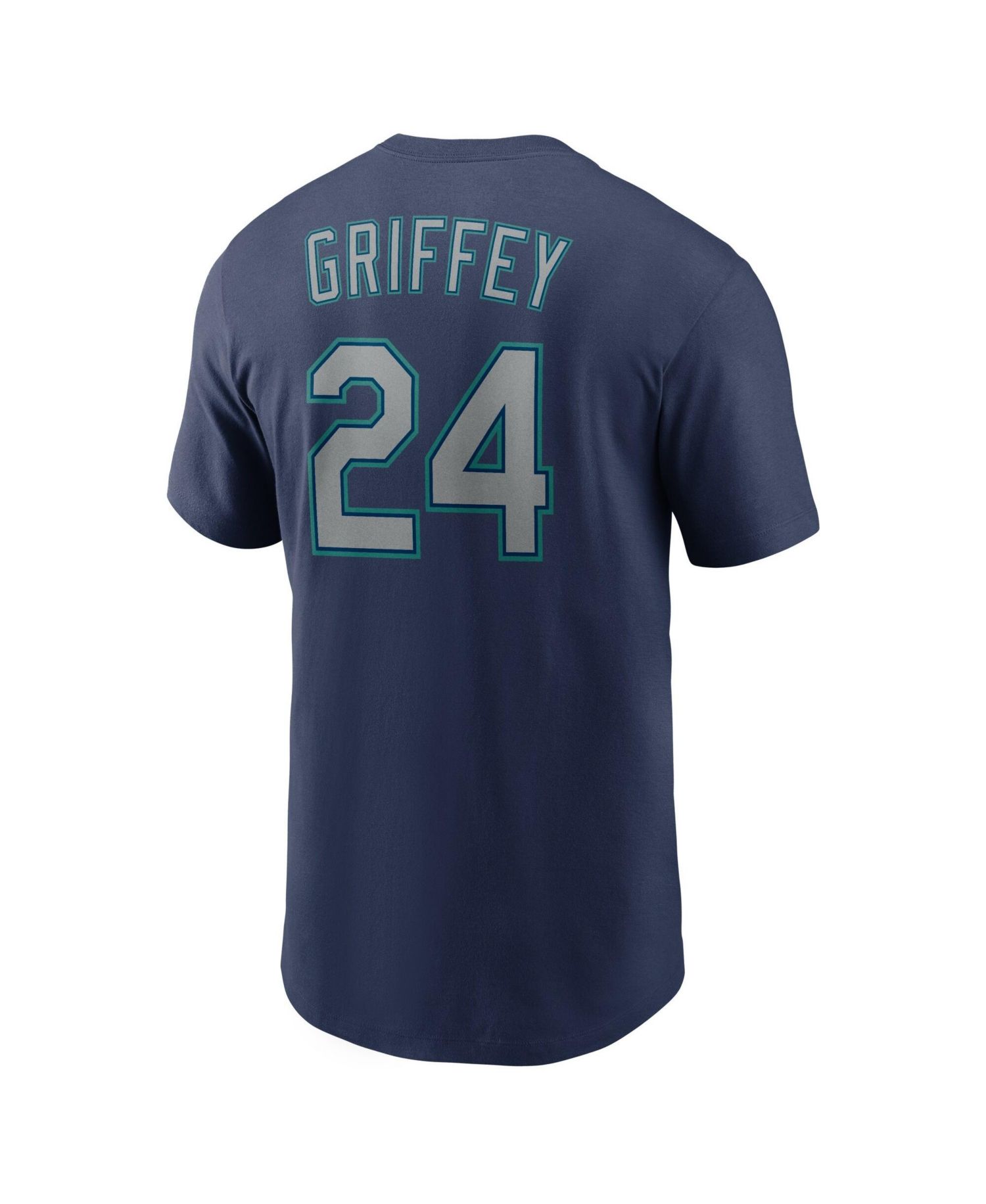 Men's Ken Griffey Jr. Navy Seattle Mariners Cooperstown Collection Name & Number T-Shirt