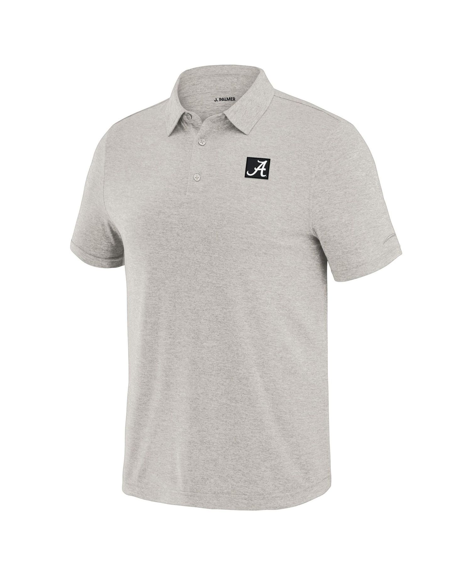 Men's Cream Alabama Crimson Tide Four Down Polo Shirt