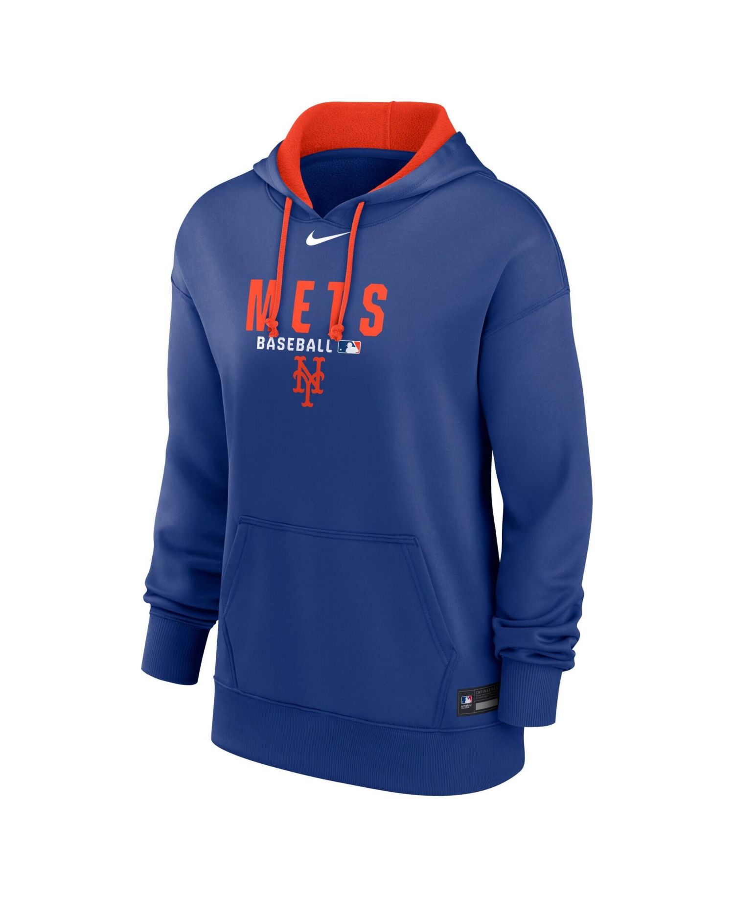Women's Royal New York Mets Authentic Collection Therma-FIT Hoodie