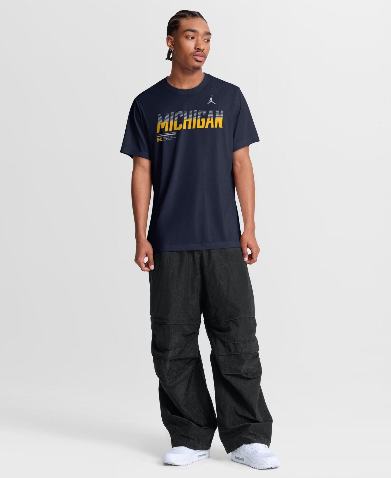 Men's Navy Michigan Wolverines Sideline Legend Dri-FIT T-Shirt