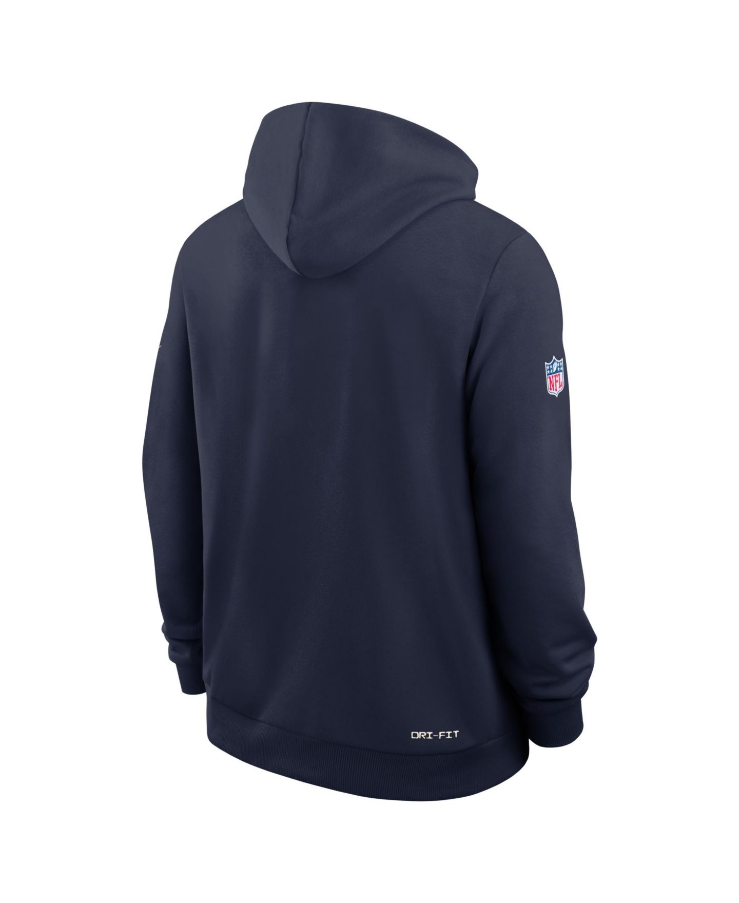Мужское худи Nike Navy New England Patriots Sideline Standard Issue Dri-FIT — фото 3