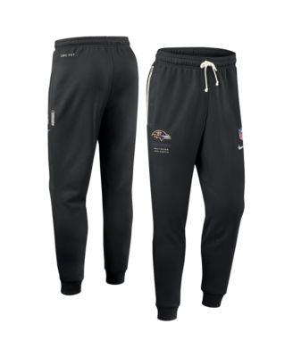 Men's Black Baltimore Ravens Sideline Standard Issue Dri-FIT Taper Pants
