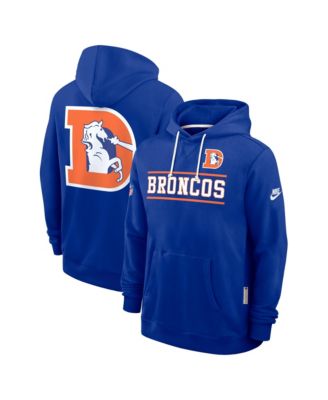 Men's Royal Denver Broncos Alt Sideline Standard Issue Dri-FIT Hoodie