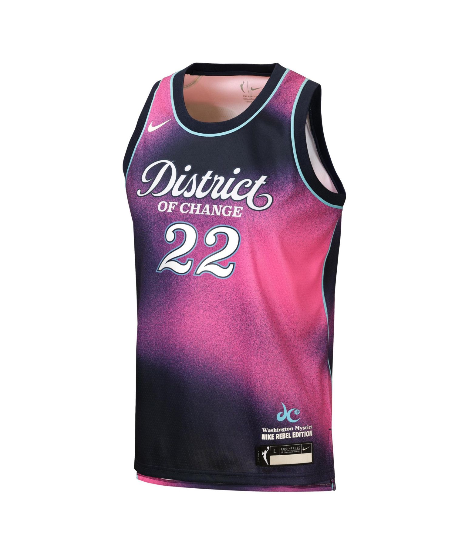 Big Boys and Girls Sonia Citron Navy Washington Mystics Victory Rebel Edition Jersey