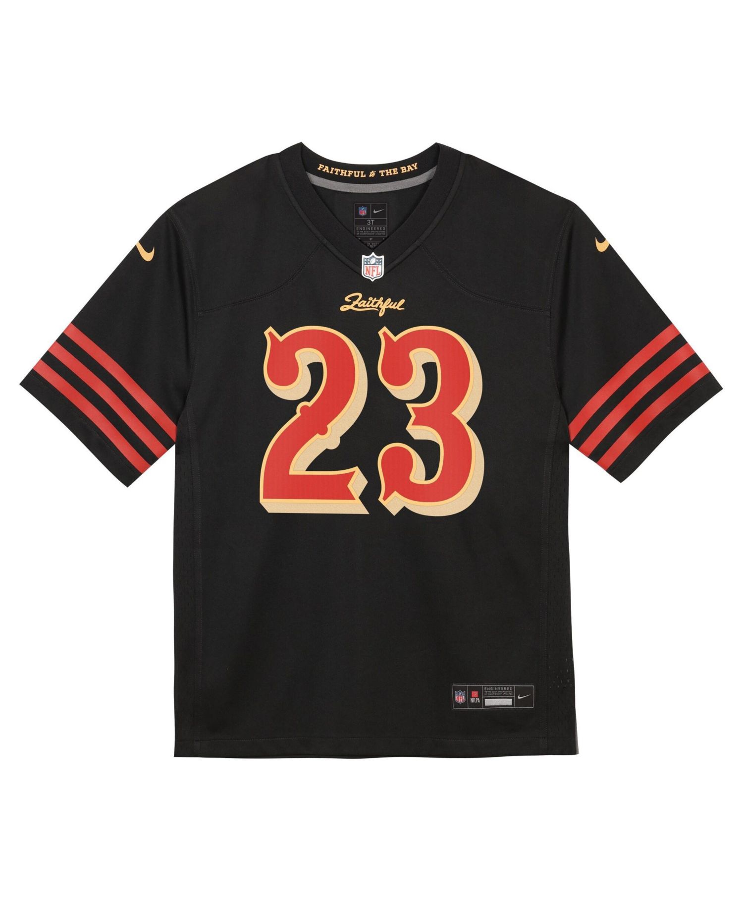 Preschool Christian McCaffrey Black San Francisco 49ers 2025 Rivalries Collection Game Jersey