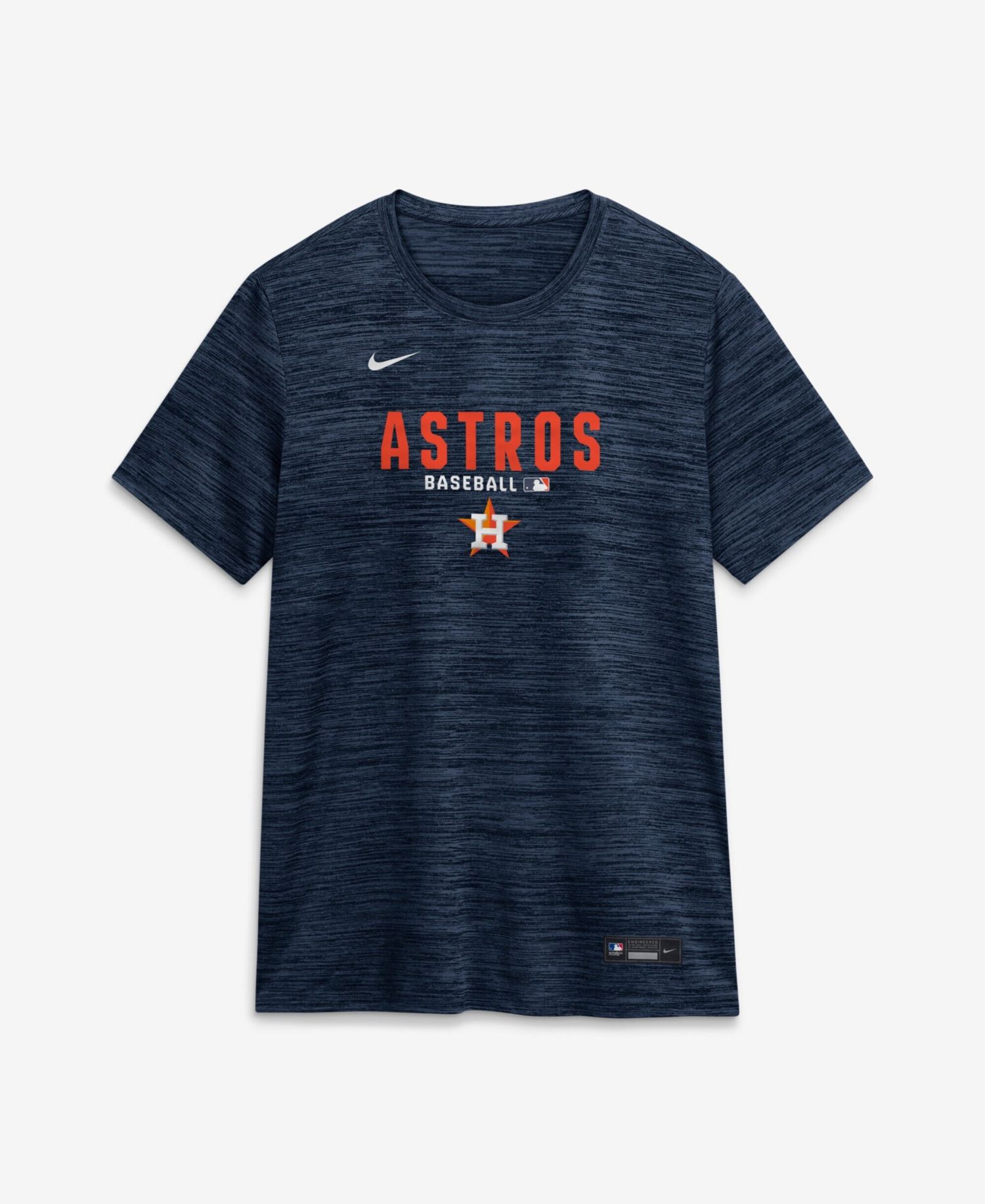 Women's Navy Houston Astros Authentic Collection Velocity Dri-FIT T-Shirt