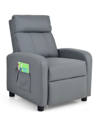 Ergonomic Kids Recliner Lounge Sofa with Footrest