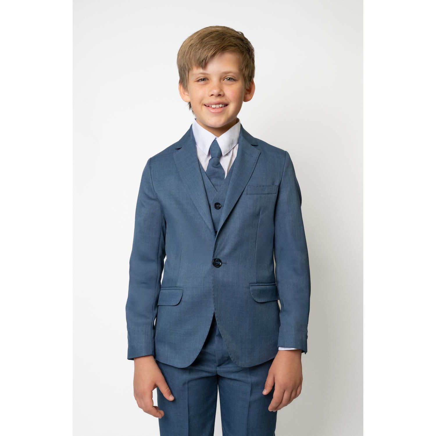 Big Boys Osiris Slim Fit 5-Piece Shirt, Tie, Jacket, Vest and Pants Suit Set