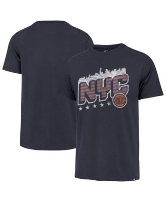 Men's Black New York Knicks Skyline Franklin T-Shirt