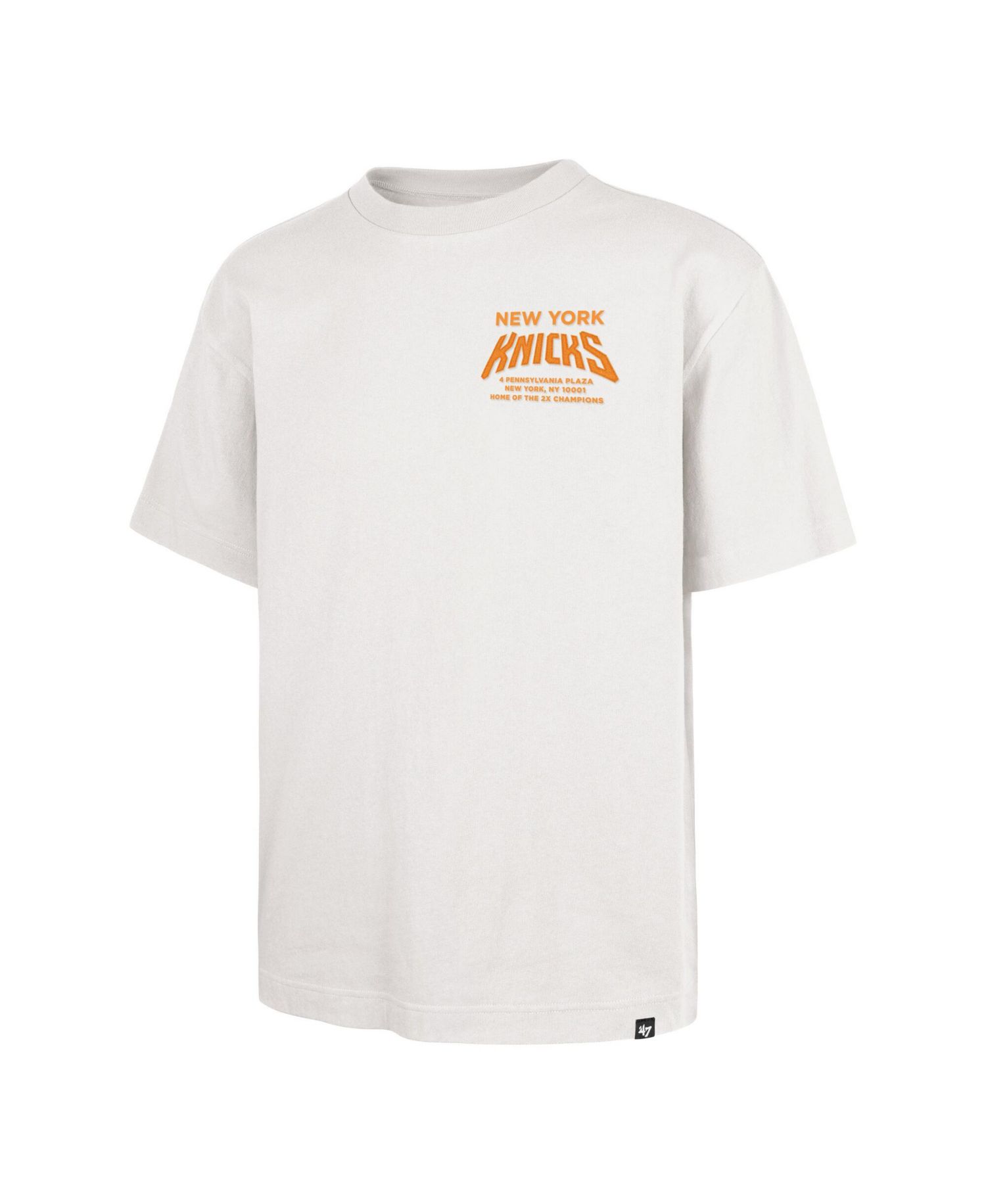 Men's Cream New York Knicks Foundation T-Shirt