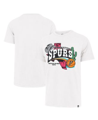 Men's White San Antonio Spurs Big & Tall Franklin T-Shirt