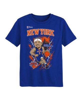Big Boys and Girls Josh Hart Blue New York Knicks 2026 NBA Finals Player T-Shirt