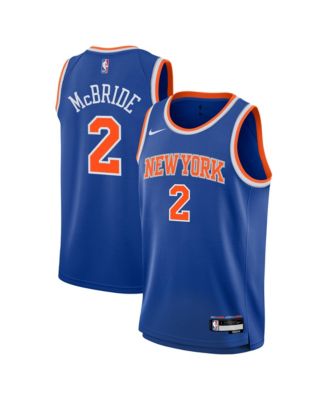 Big Boys and Girls Miles McBride Blue New York Knicks Swingman Jersey - Icon Edition