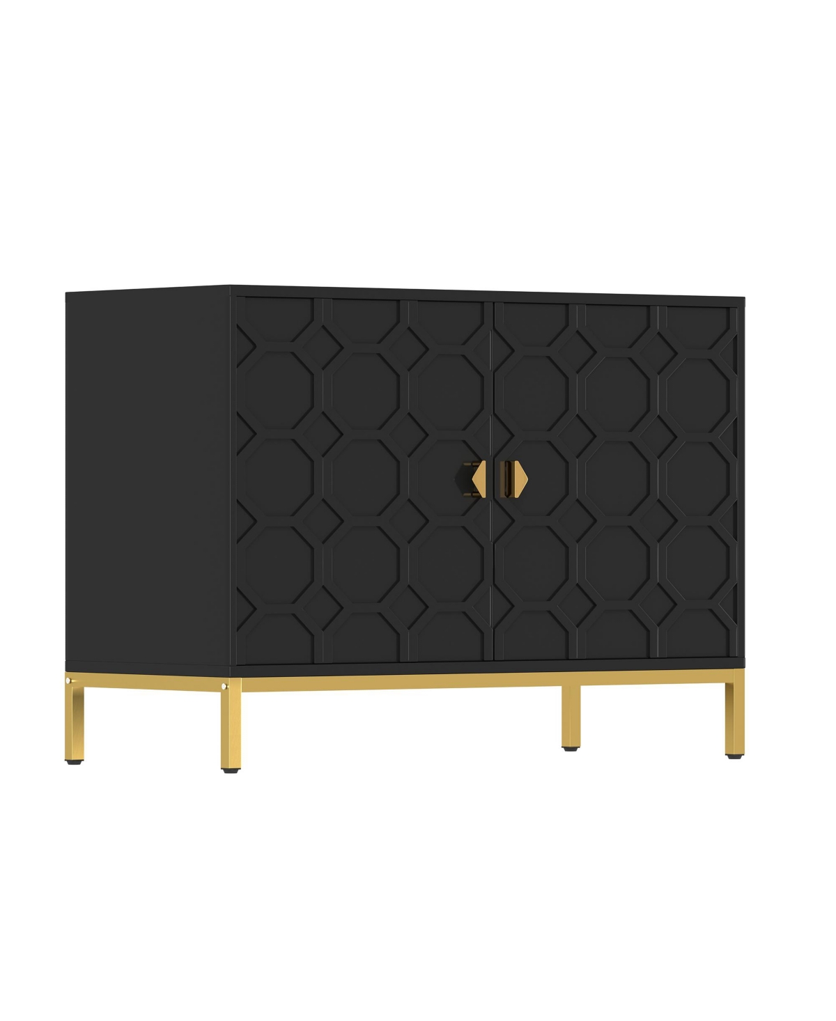 Clihome Freestanding Storage Cabinet -Door Accent