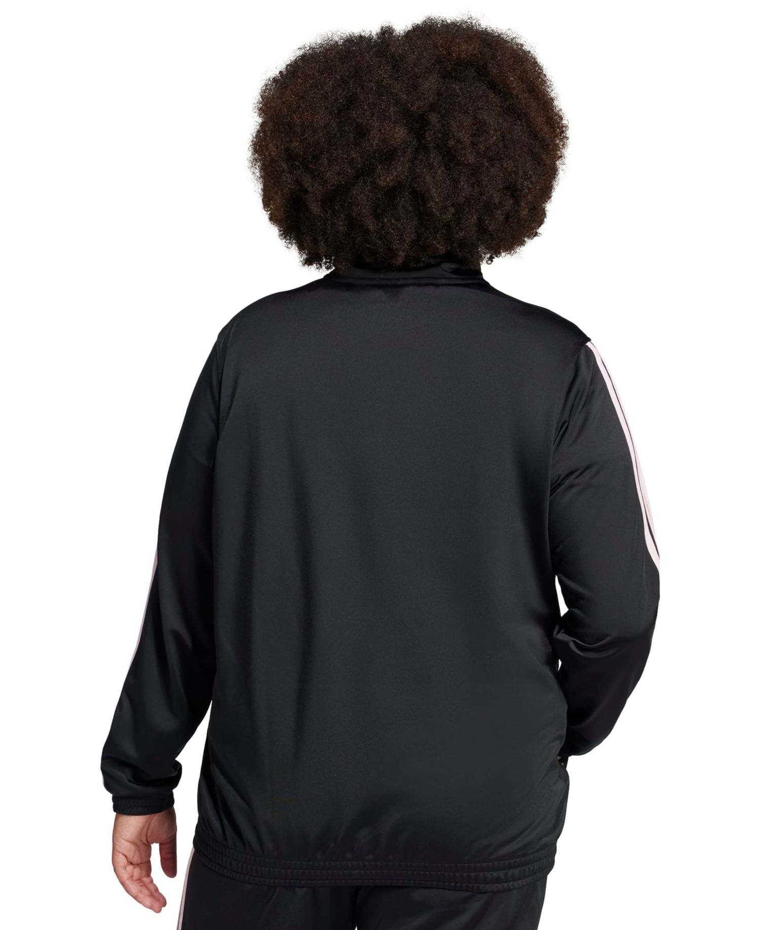 Plus Size Essentials Tricot Three Stripes Track Jacket