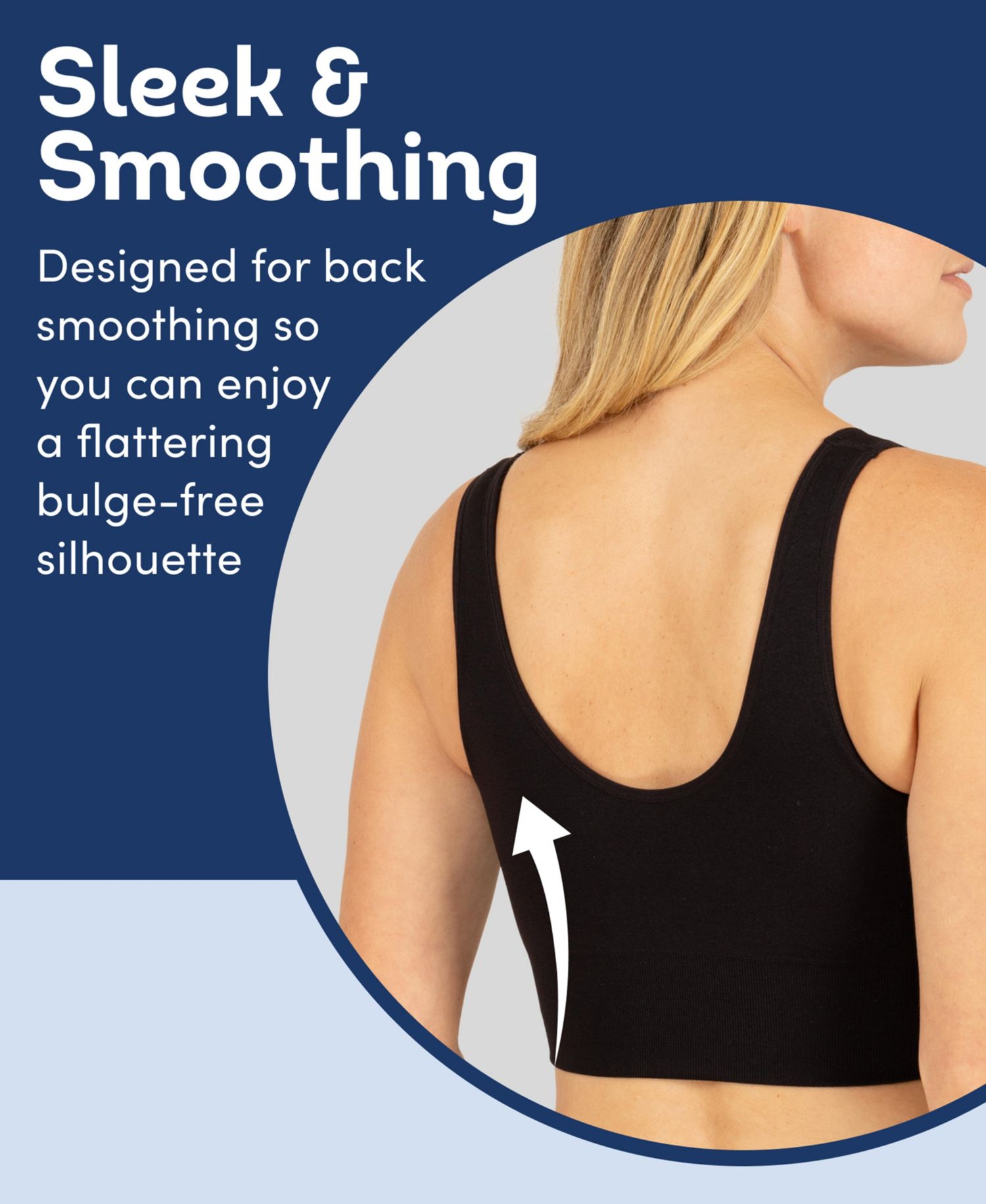 Women's 360 Stretch Seamless Comfort Longline Bralette 3-Pack