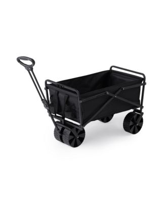 150lb Capacity Collapsible Steel Frame Outdoor Utility Wagon Cart