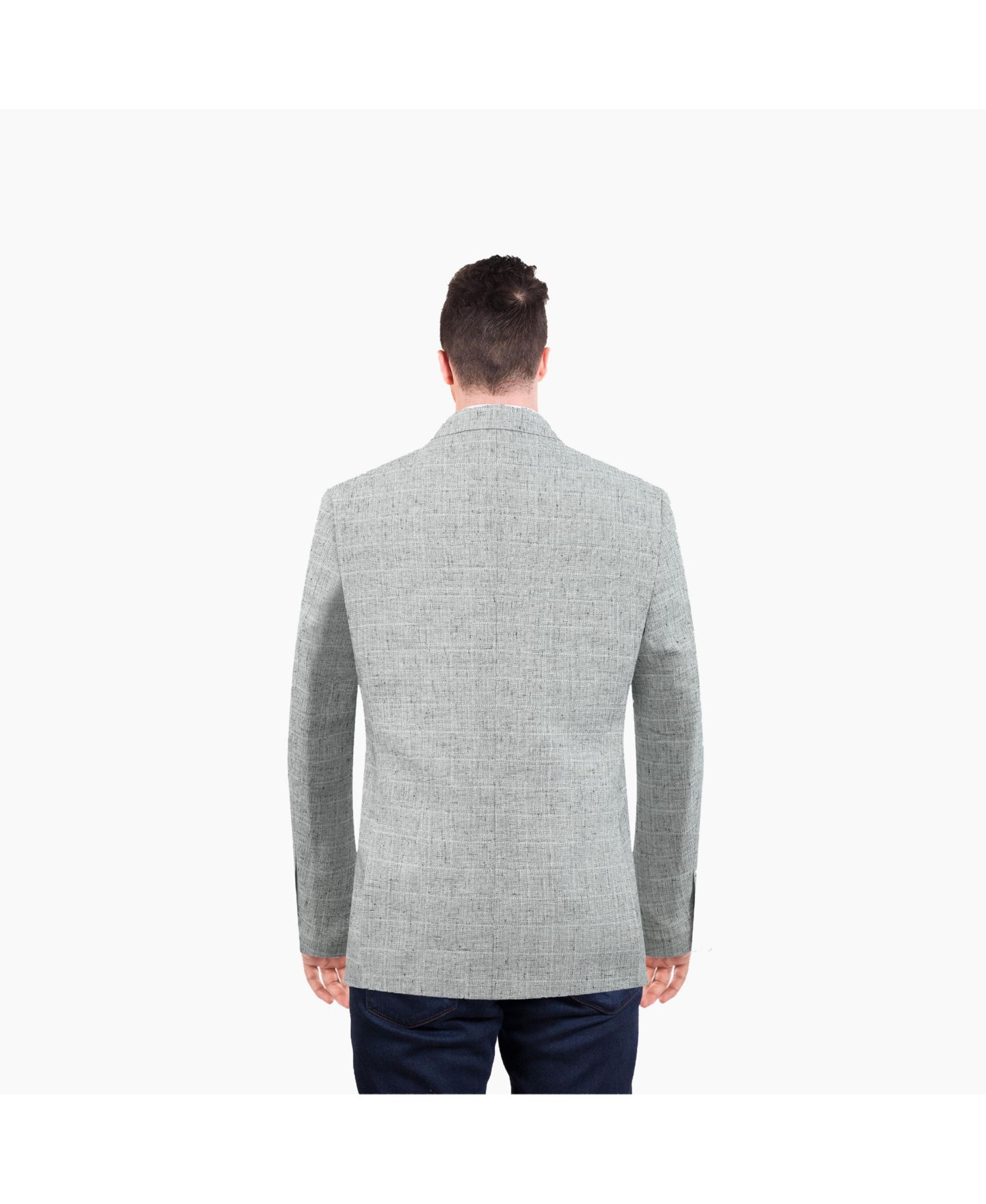 Men's Slim Fit Melange Sports Coat Jacket