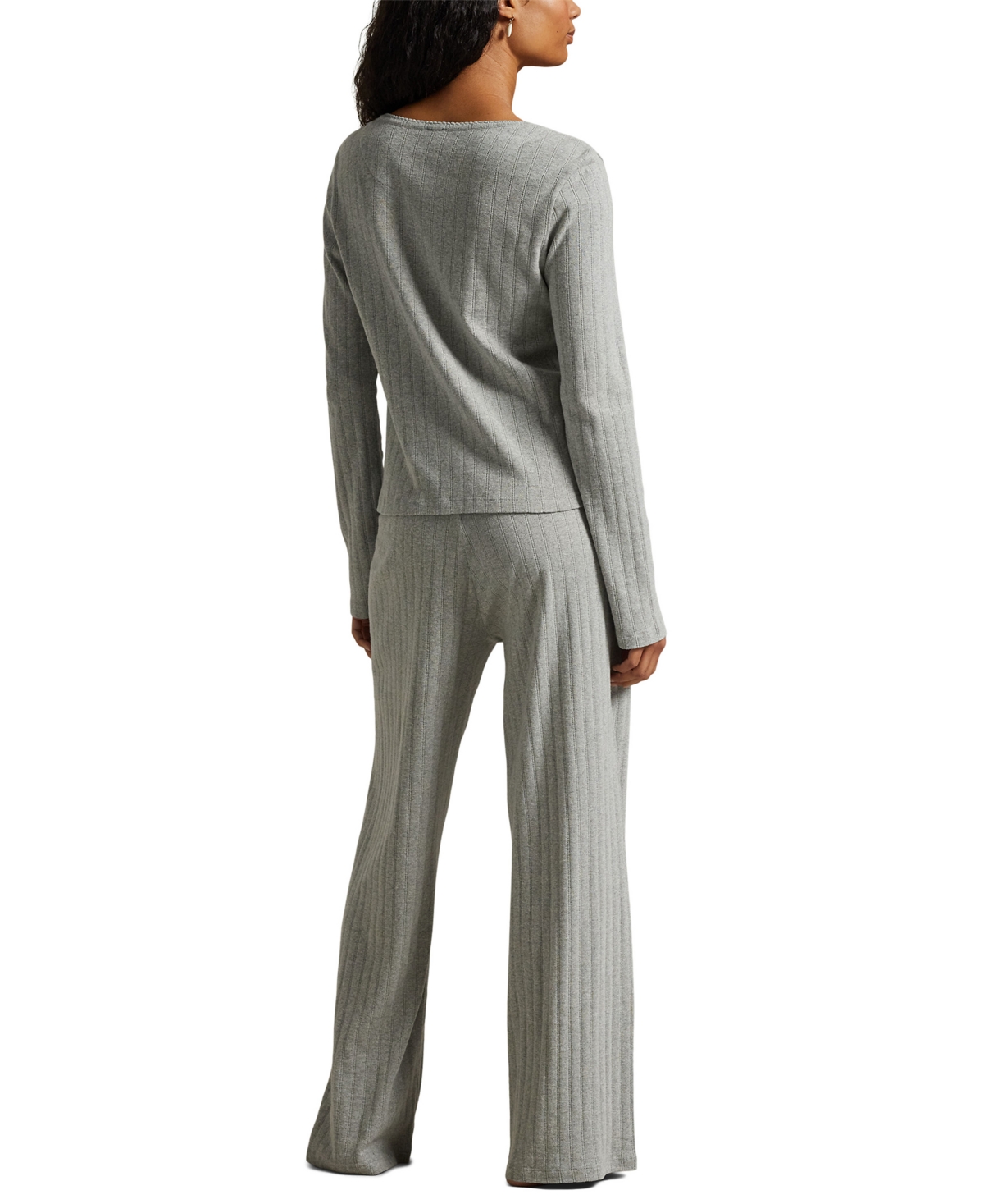 Polo Ralph Lauren Women's Cotton Top & Pants, 2-Piece Pajama Set
