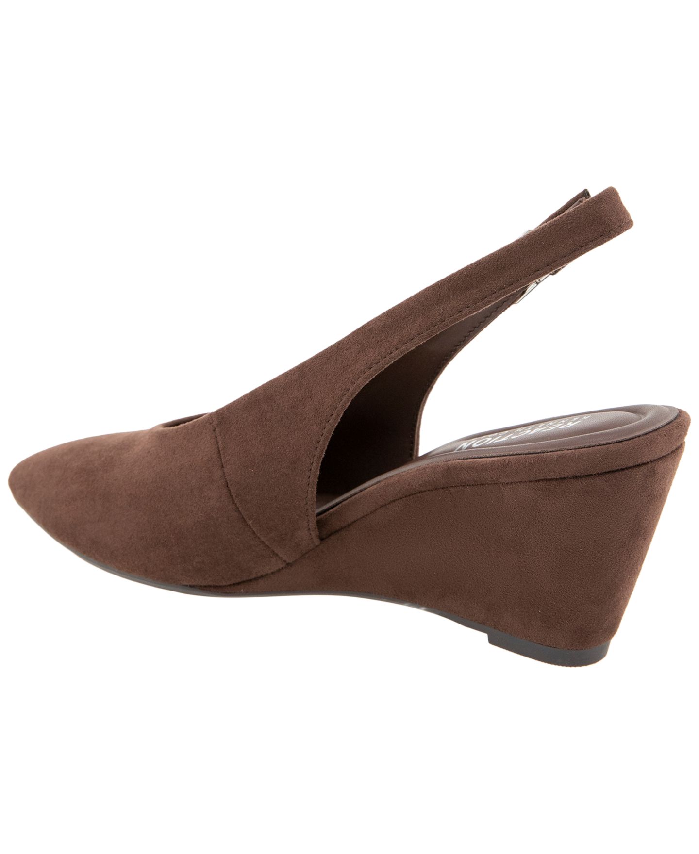 Женские туфли Kenneth Cole Reaction Enzo Slingback Wedge Pumps, цвет: Шоколадный — фото 6
