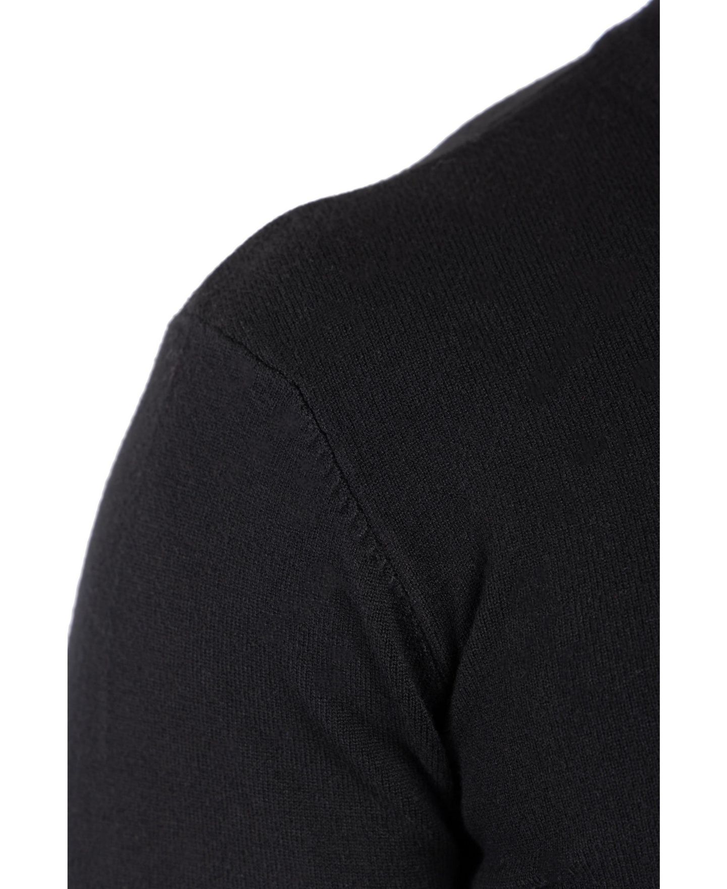 Мужской свитер XRAY Big & Tall Mock Neck, цвет: Чёрный — фото 9